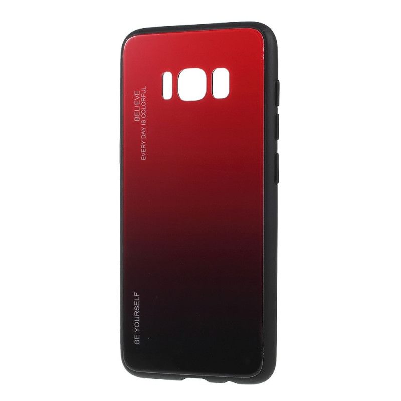 Coque Samsung Galaxy S8 Verre Trempé Be Yourself