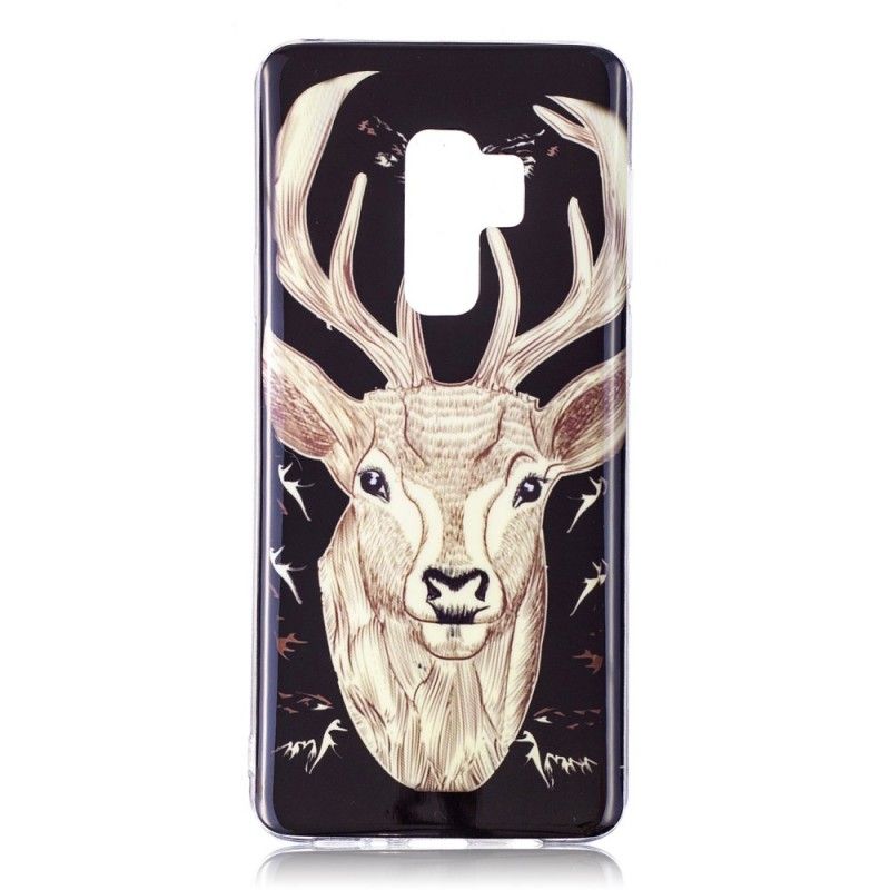 Coque Samsung Galaxy S9 Cerf Majestueux Fluorescente