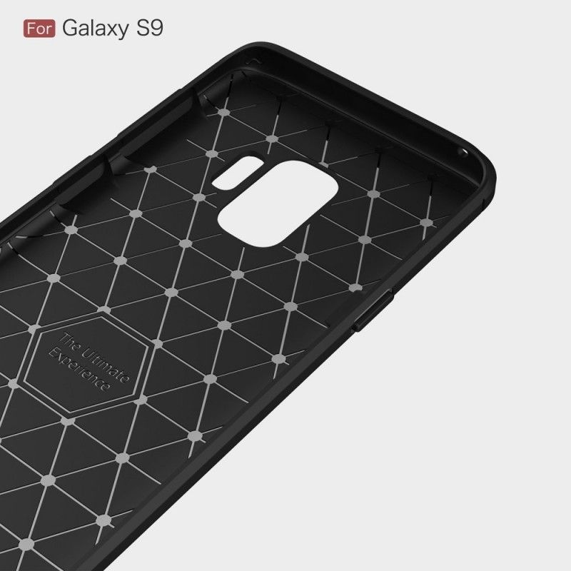 Coque Samsung Galaxy S9 Fibre Carbone Brossée