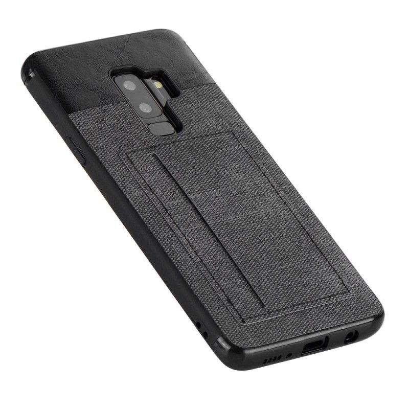 Coque Samsung Galaxy S9 Plus Effet Jeans Porte-carte