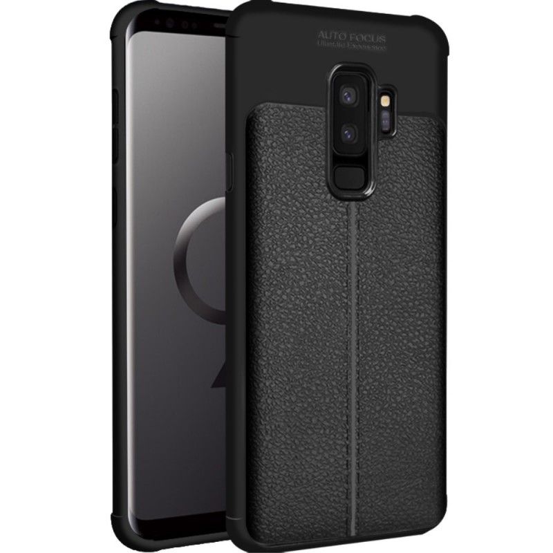 Coque Samsung Galaxy S9 Plus Imak Simili Cuir Couture