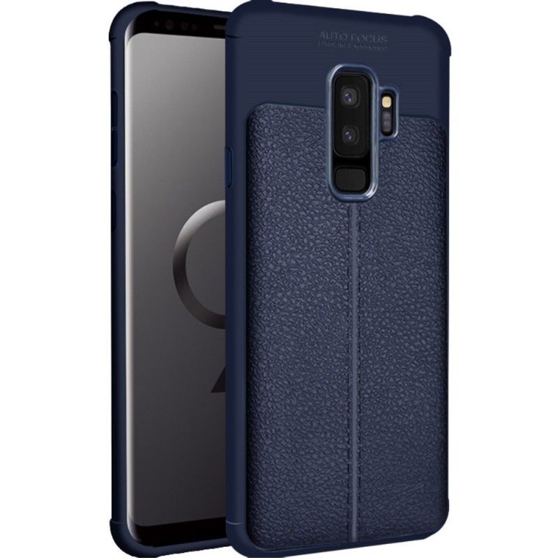 Coque Samsung Galaxy S9 Plus Imak Simili Cuir Couture