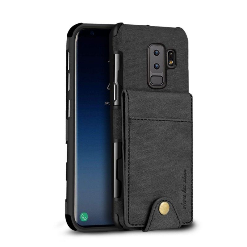 Coque Samsung Galaxy S9 Plus Porte-cartes Rabattable