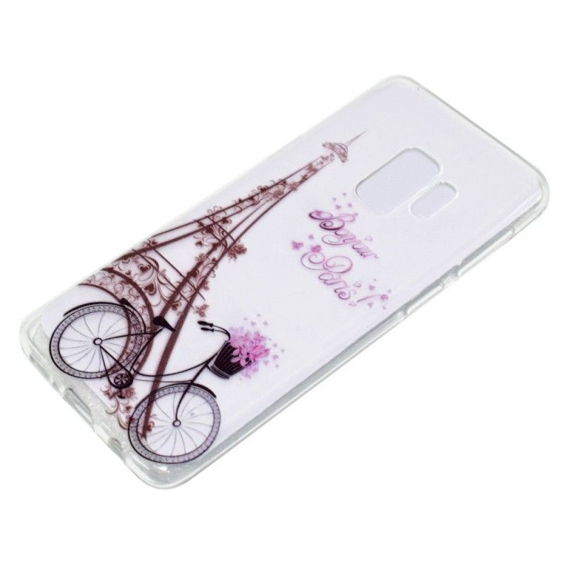 Coque Samsung Galaxy S9 Plus Transparente Bonjour Paris