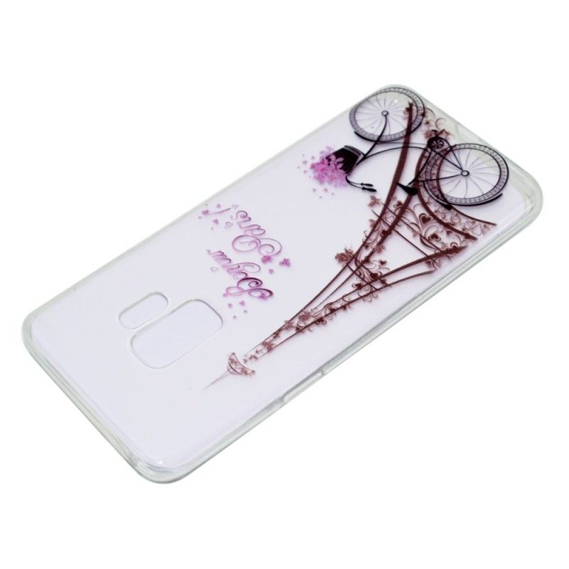 Coque Samsung Galaxy S9 Plus Transparente Bonjour Paris