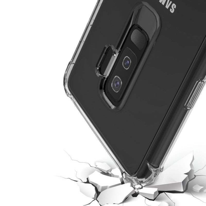 Coque Samsung Galaxy S9 Plus Transparente Leeu Coussins Protecteur