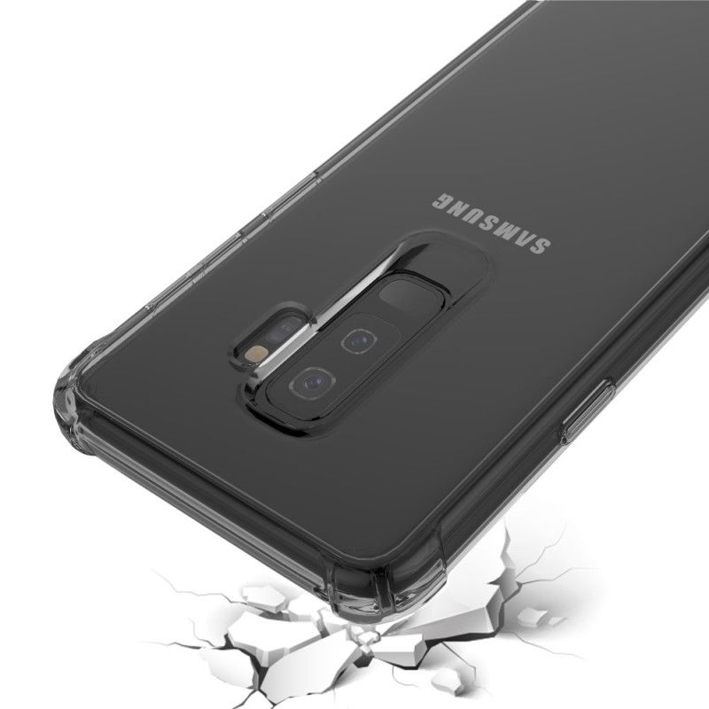Coque Samsung Galaxy S9 Plus Transparente Leeu Coussins Protecteur