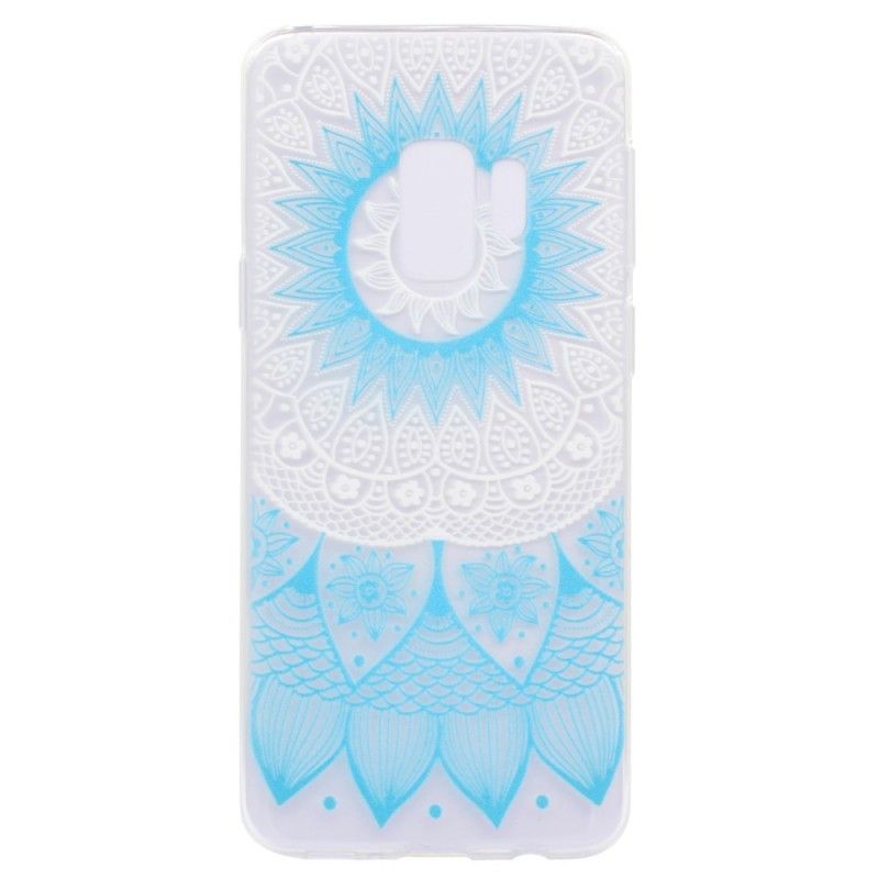 Coque Samsung Galaxy S9 Plus Transparente Mandala Coloré