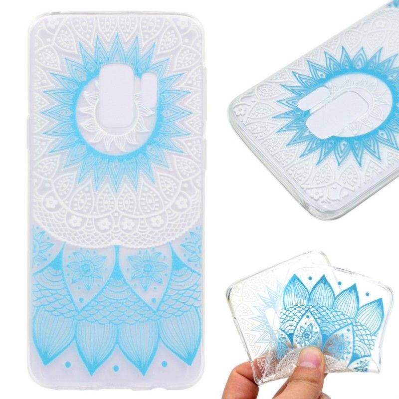 Coque Samsung Galaxy S9 Plus Transparente Mandala Coloré