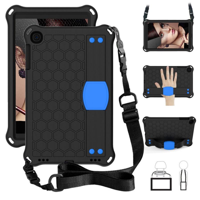 Coque Samsung Galaxy Tab A 10.1 (2019) Sangle-support Et Bandoulière