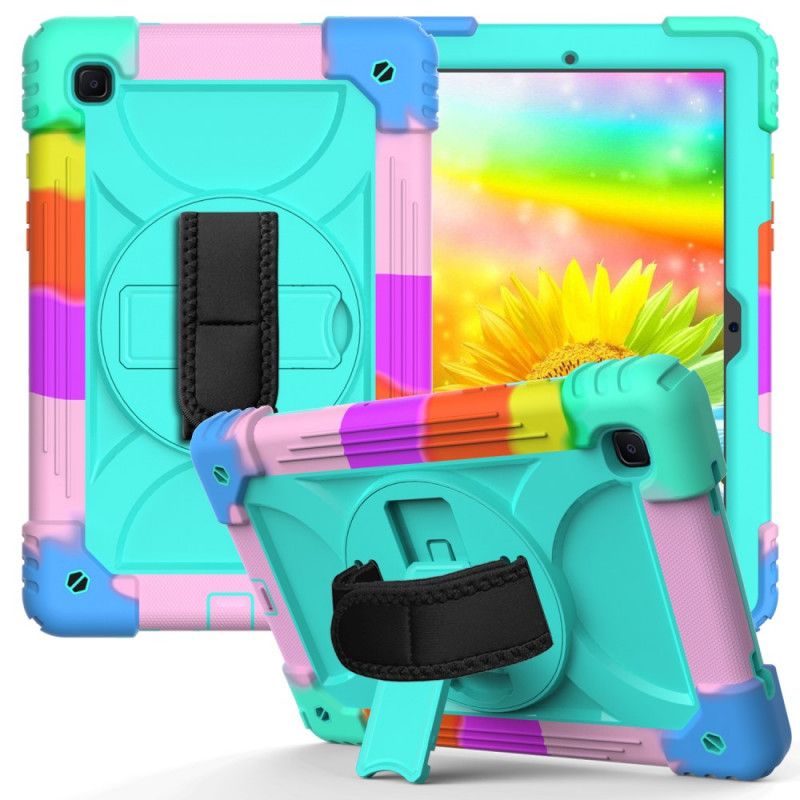 Coque Samsung Galaxy Tab A7 (2020) Sangle Et Bandoulière Colors 2