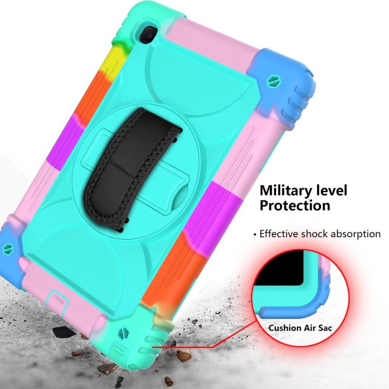 Coque Samsung Galaxy Tab A7 (2020) Sangle Et Bandoulière Colors 2