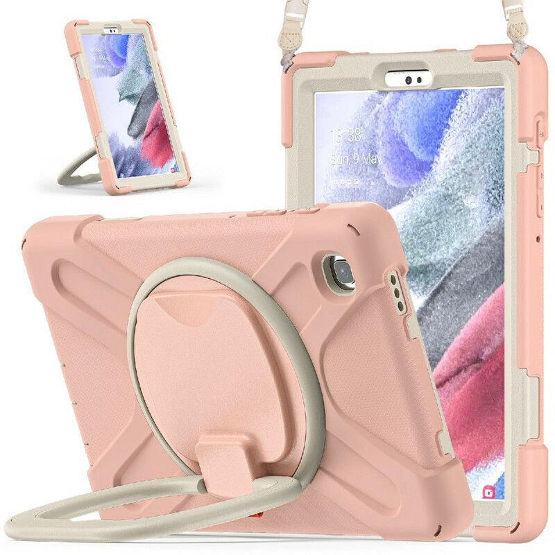 Coque Samsung Galaxy Tab A7 Lite Multi-fonctionnelle Avec Bandoulière