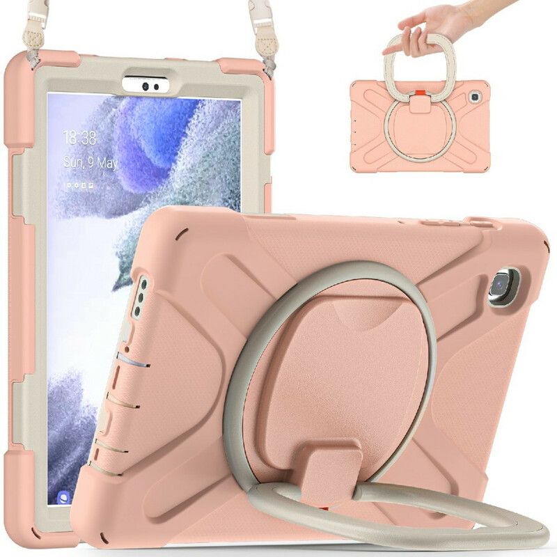 Coque Samsung Galaxy Tab A7 Lite Multi-fonctionnelle Avec Bandoulière