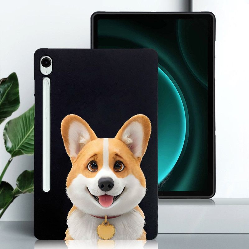 Coque Samsung Galaxy Tab S10 FE / S9 / S9 FE Motif Corgi