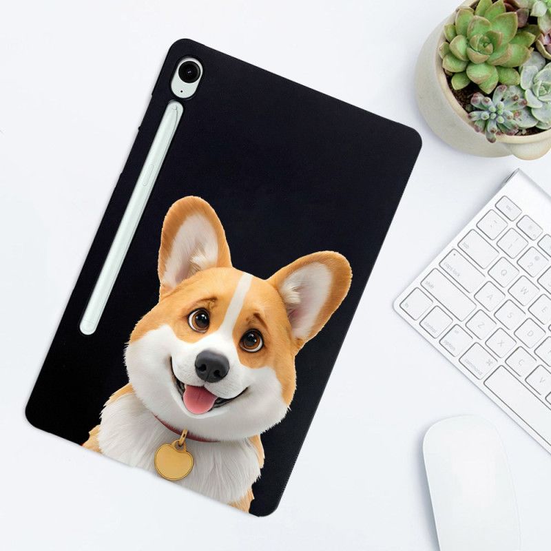 Coque Samsung Galaxy Tab S10 FE / S9 / S9 FE Motif Corgi