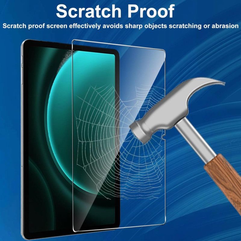 Coque Samsung Galaxy Tab S10 FE / S9 FE Transparente avec 2 Protecteurs Écran en Verre Trempé