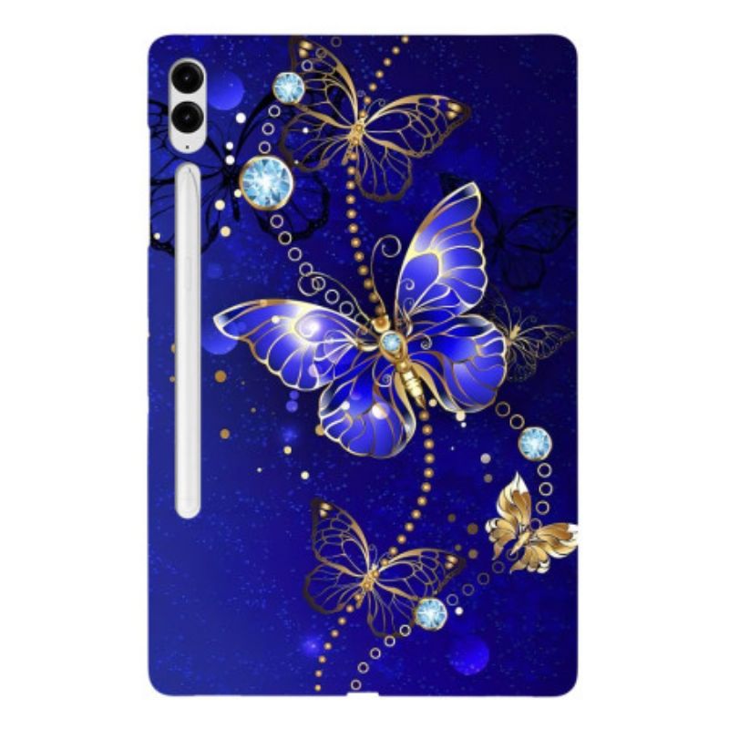 Coque Samsung Galaxy Tab S10 Plus / S9 FE Plus / S9 Plus Papillons Précieux