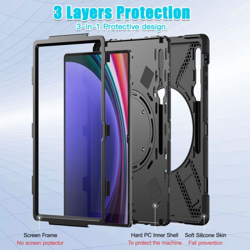 Coque Samsung Galaxy Tab S10 Ultra / S9 Ultra / S8 Ultra Multifonctions