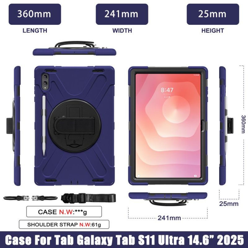 Coque Samsung Galaxy Tab S11 Ultra Multifonctionnelle