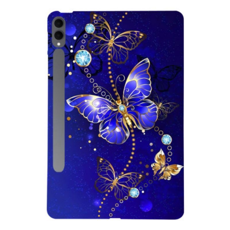 Coque Samsung Galaxy Tab S11 Ultra Papillons Précieux