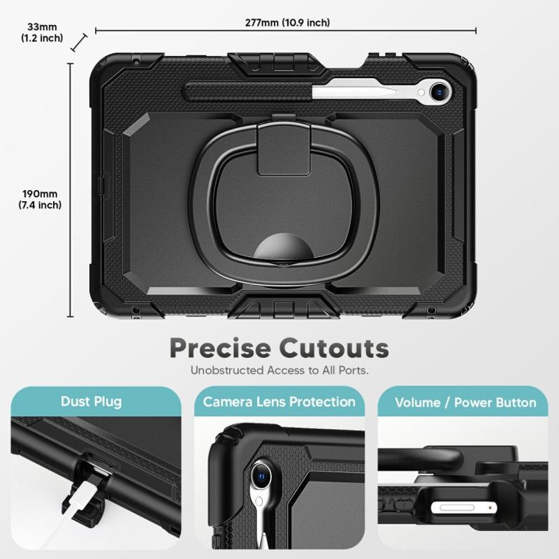 Coque Samsung Galaxy Tab S11 Ultra Résistante avec Anneau