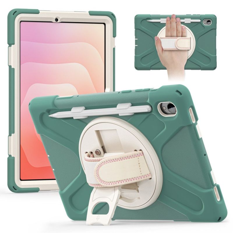 Coque Samsung Galaxy Tab S11 Ultra Résistante avec Porte-Stylet et Bandoulière