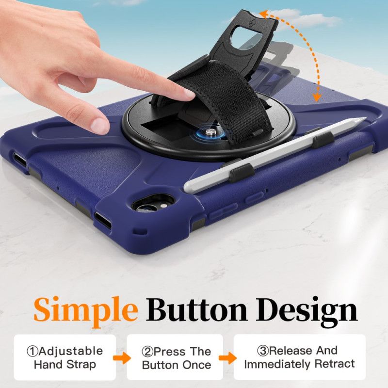 Coque Samsung Galaxy Tab S11 Ultra Résistante avec Porte-Stylet et Bandoulière