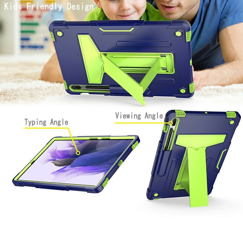 Coque Samsung Galaxy Tab S7 FE Résistante Support Pliable