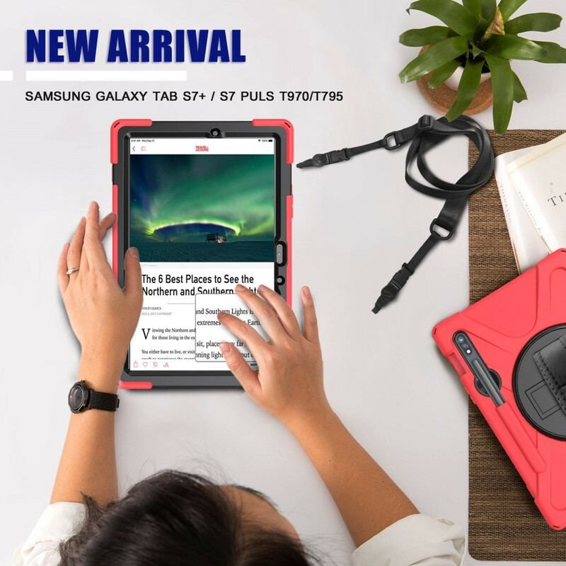 Coque Samsung Galaxy Tab S8 / Tab S7 Multi-Fonctionnelle