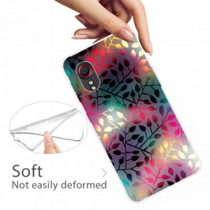 Coque Samsung Galaxy XCover 5 Feuilles