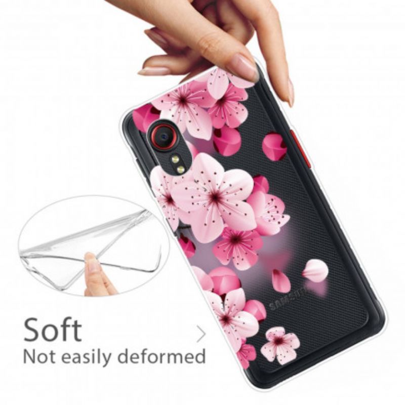 Coque Samsung Galaxy XCover 5 Petites Fleurs Roses