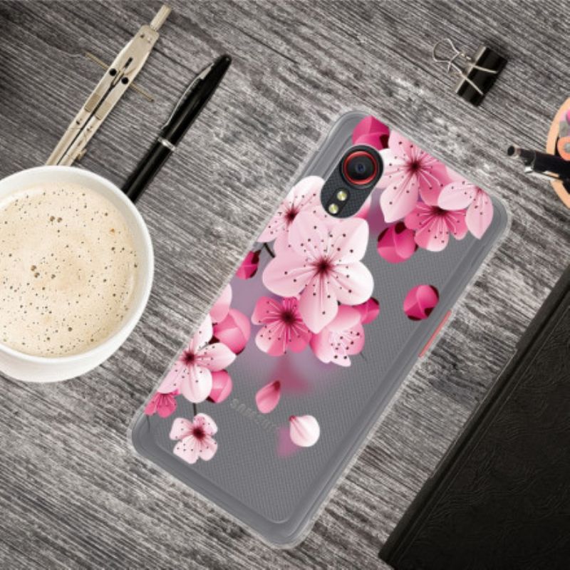 Coque Samsung Galaxy XCover 5 Petites Fleurs Roses