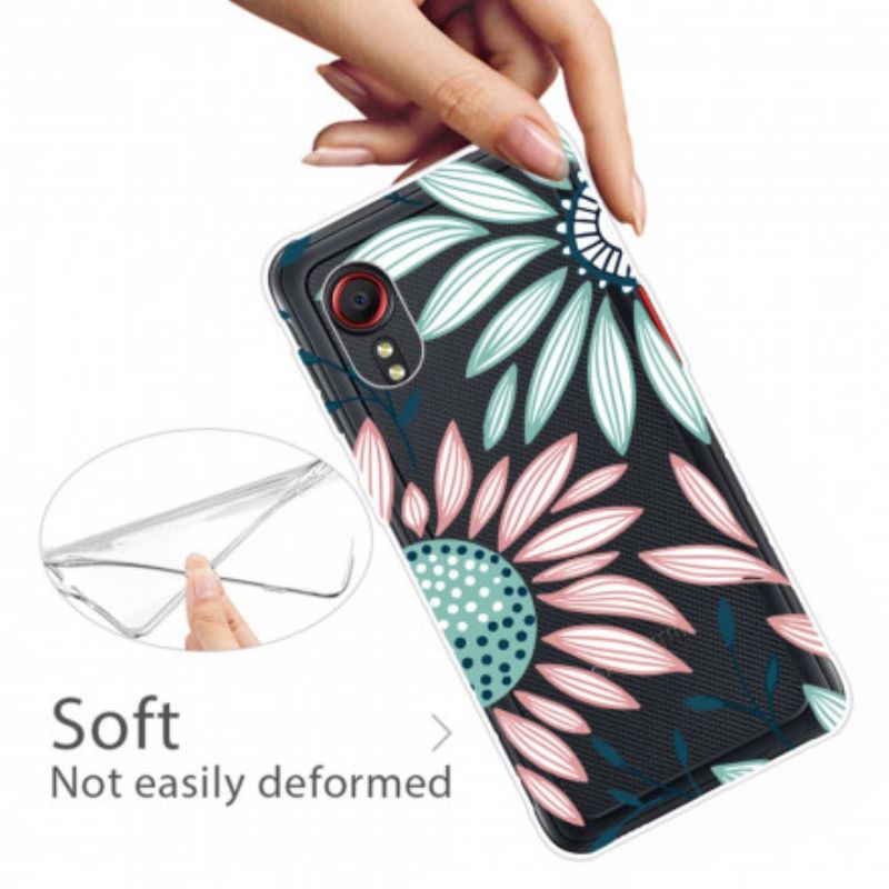 Coque Samsung Galaxy XCover 5 Transparente Une Fleur