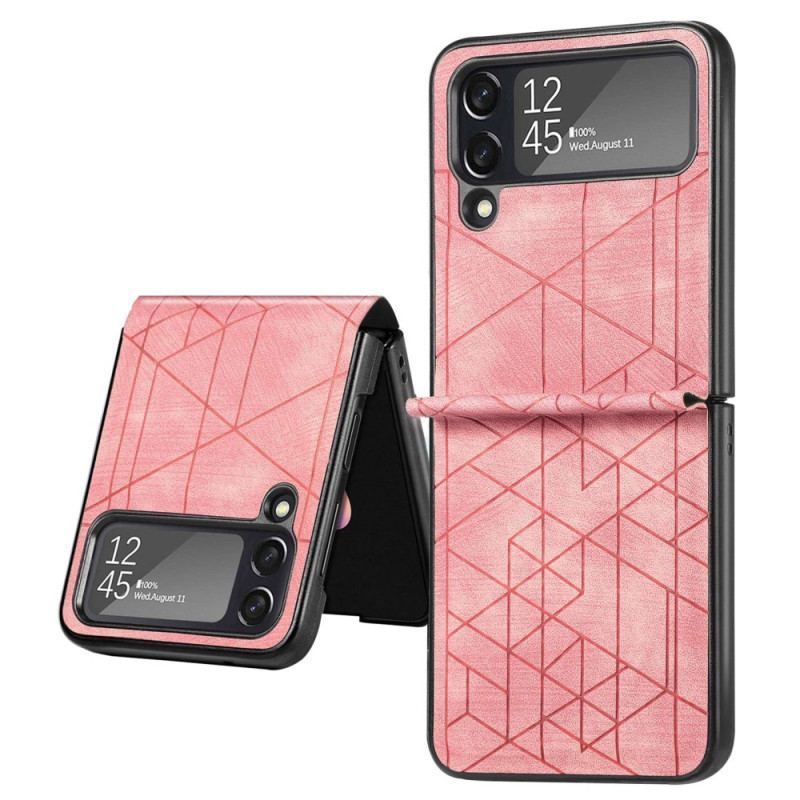 Coque Samsung Galaxy Z Flip 4 Lignes Géométriques