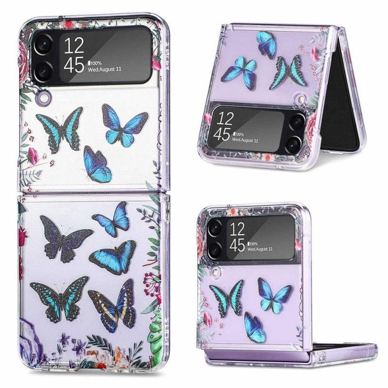 Coque Samsung Galaxy Z Flip 4 Multiples Papillons