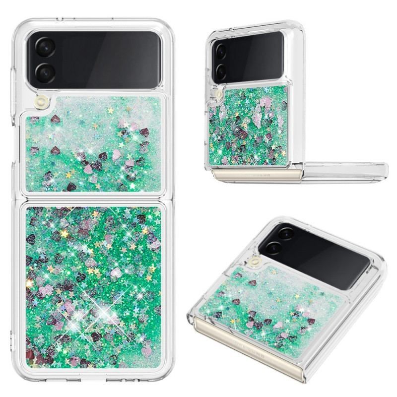 Coque Samsung Galaxy Z Flip 4 Paillettes Colorées