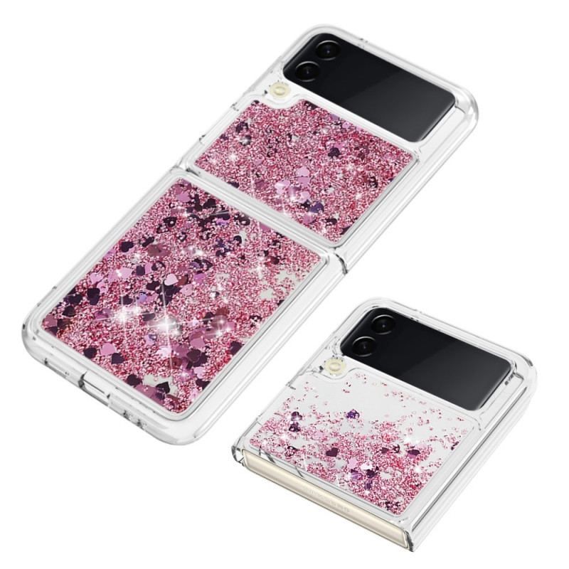 Coque Samsung Galaxy Z Flip 4 Paillettes Colorées