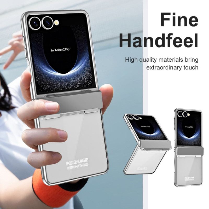 Coque Samsung Galaxy Z Flip 7 5G Design Métallisé Anti-Empreintes