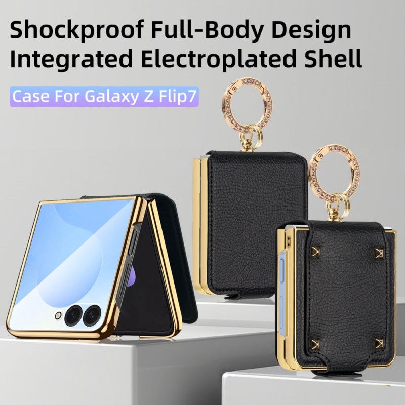 Coque Samsung Galaxy Z Flip 7 Anneau Premium