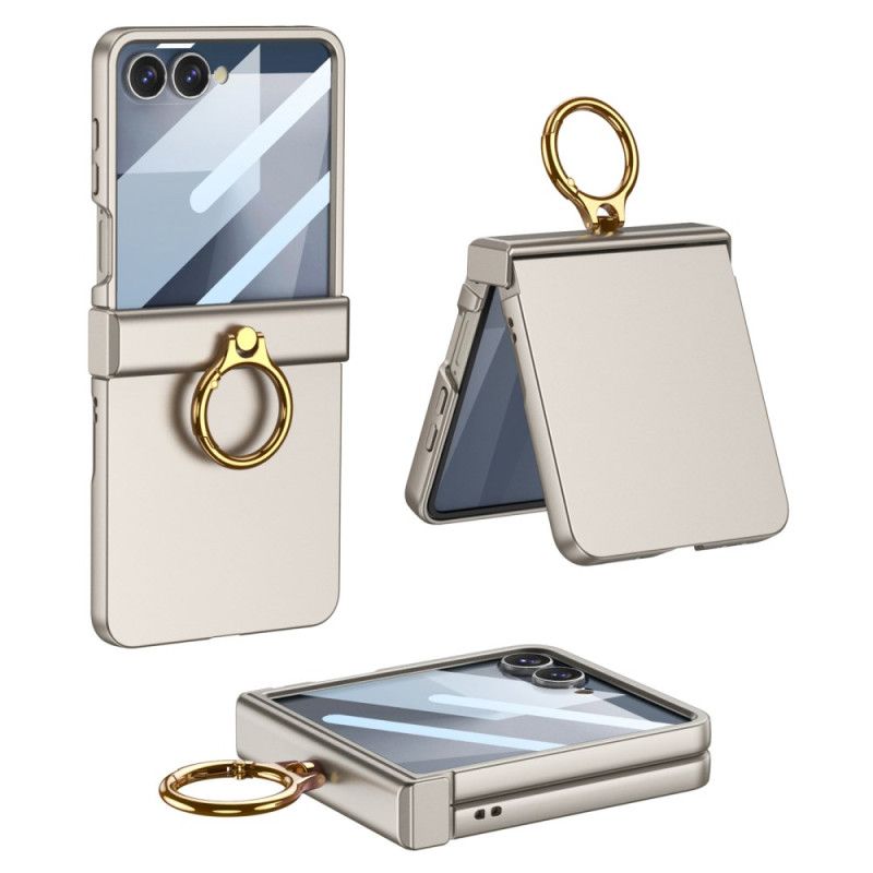 Coque Samsung Galaxy Z Flip 7 Classique Anneau-Support GKK