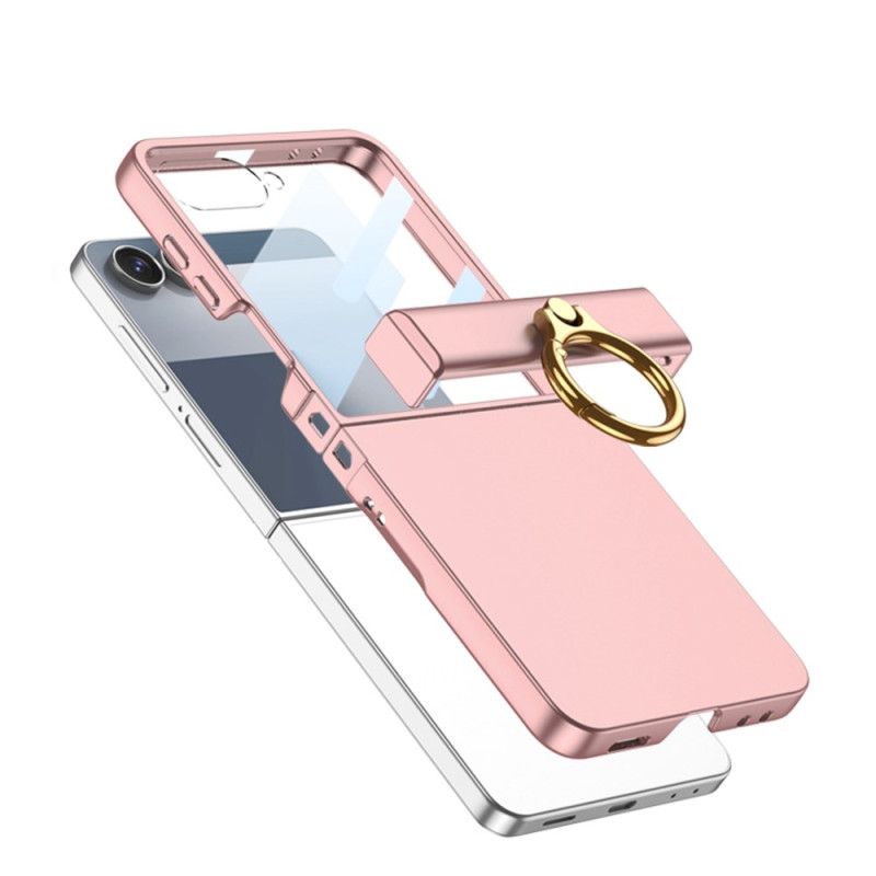 Coque Samsung Galaxy Z Flip 7 Classique Anneau-Support GKK