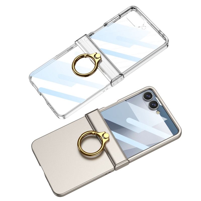 Coque Samsung Galaxy Z Flip 7 Classique Anneau-Support GKK
