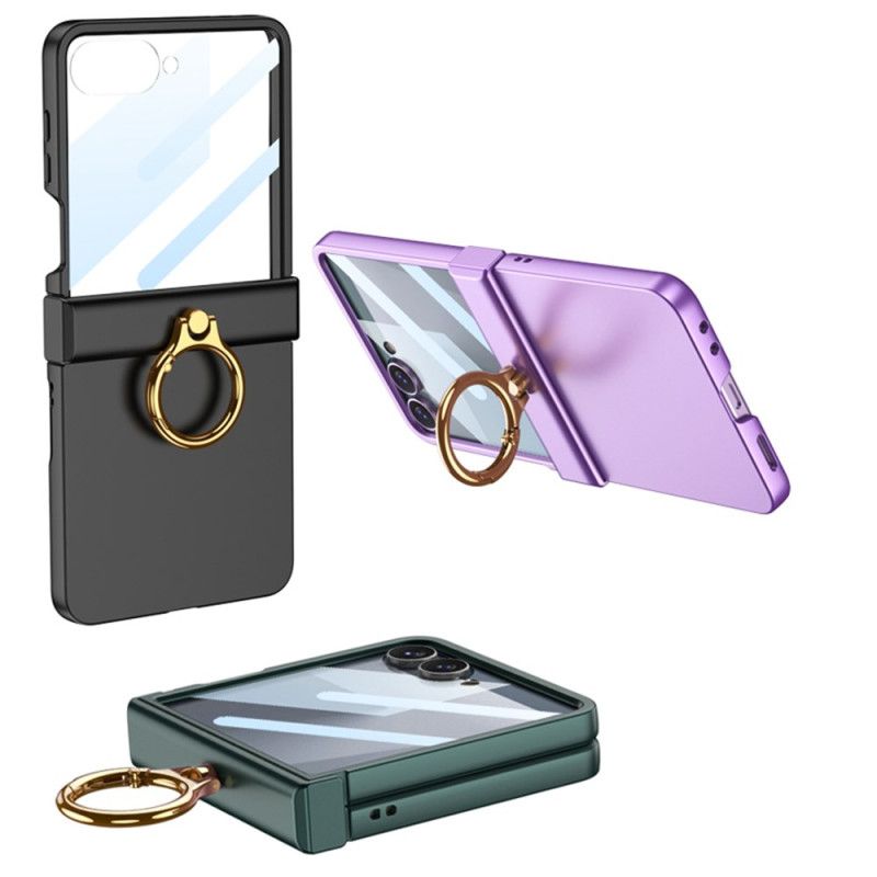 Coque Samsung Galaxy Z Flip 7 Classique Anneau-Support GKK