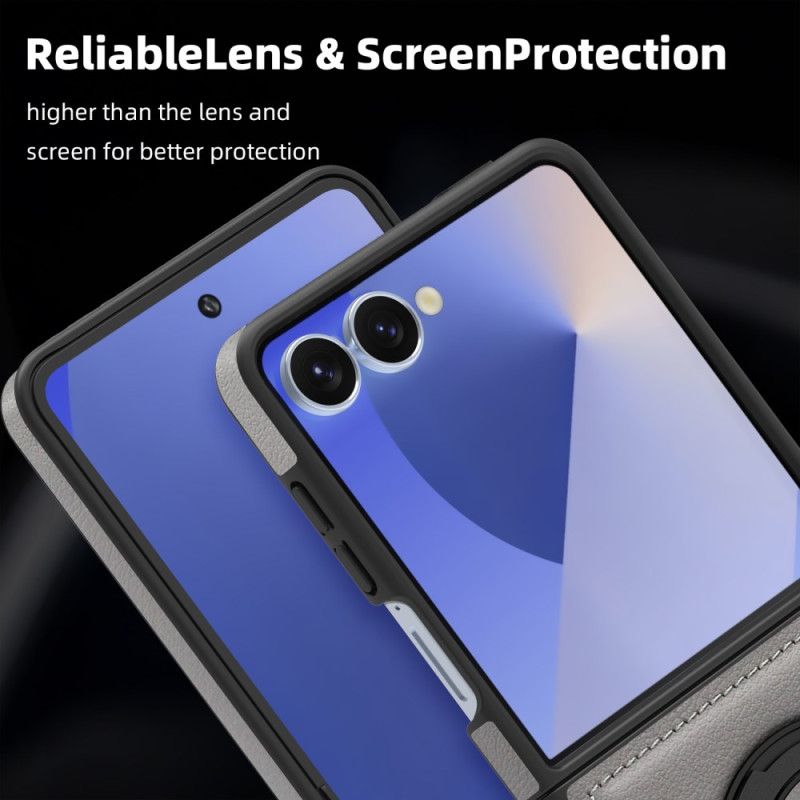 Coque Samsung Galaxy Z Flip 7 Compatible MagSafe Anneau-Support