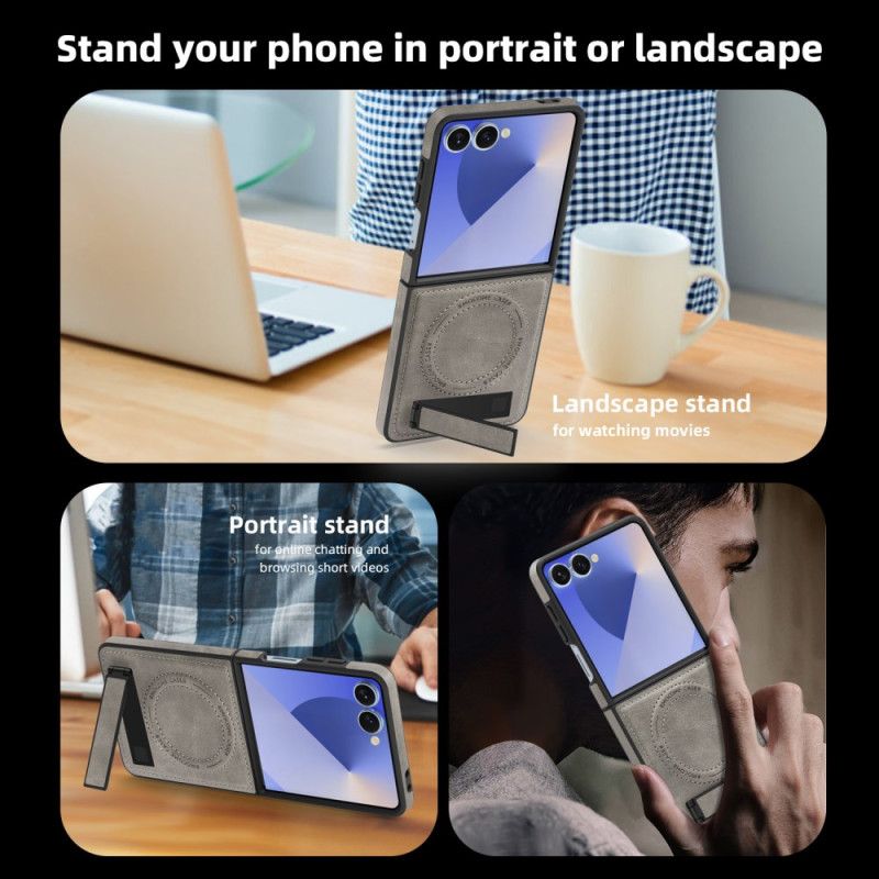 Coque Samsung Galaxy Z Flip 7 Compatible MagSafe avec Support