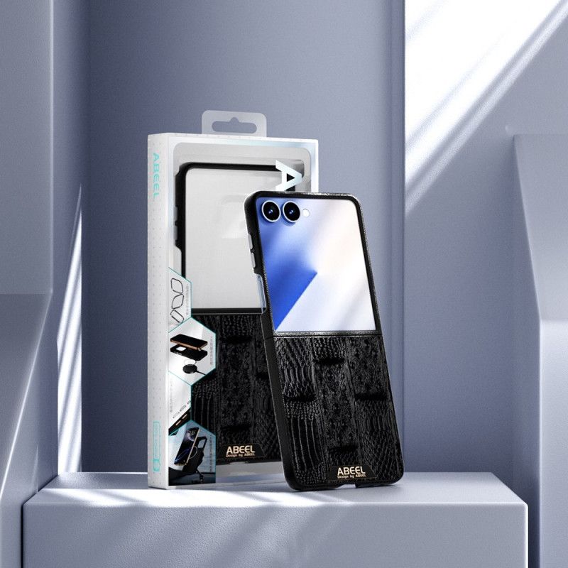 Coque Samsung Galaxy Z Flip 7 Compatible MagSafe Micro-Gaufrage ABEEL