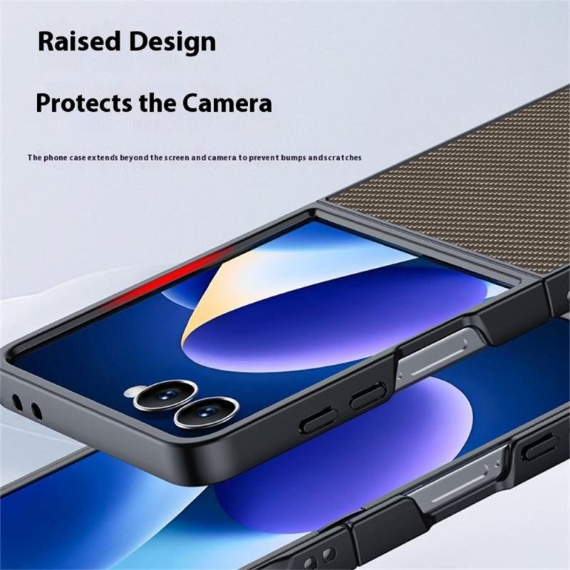 Coque Samsung Galaxy Z Flip 7 Déclinaison Carbone