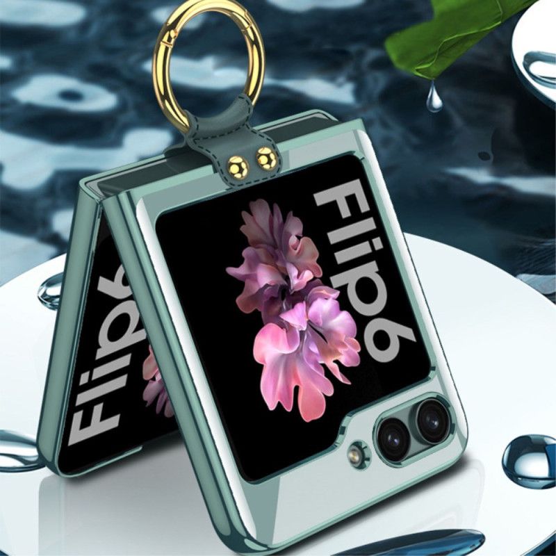 Coque Samsung Galaxy Z Flip 7 FE / Z Flip 6 Aneau-Support et Film Écran