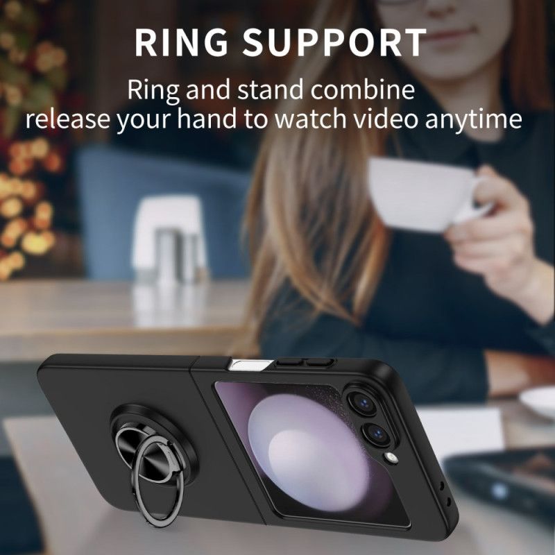 Coque Samsung Galaxy Z Flip 7 FE / Z Flip 6 Anneau Rotatif